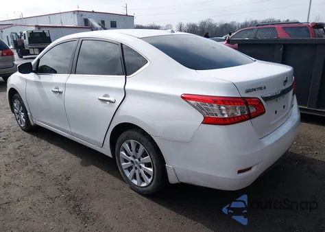 2014 Nissan Sentra Sv из США, поврежденный, VIN 3N1AB7AP5EY283126